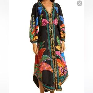 NWT Black Cool Leopard Maxi Dress